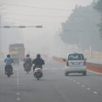 Cold weather conditions in Noida as temperature drops
